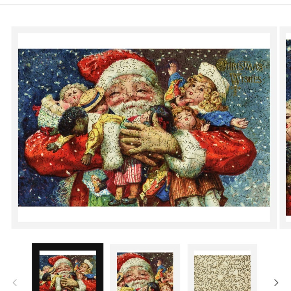Liberty Puzzles Classic Wooden Jigsaw Puzzle – Christmas Wishes - Picture 3 of 14